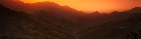 3840x1080 Resolution Sunset In Valley 3840x1080 Resolution Wallpaper ...