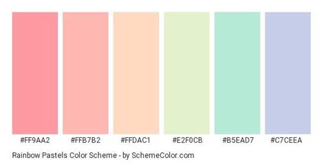 Pastel Color palettes | Pastel colour palette, Pastel color schemes, Color palette design