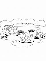 Lake coloring Pages sketch template