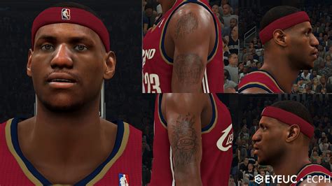 NBA 2K20 LeBron James Rookie Cyberface by ECPH - Shuajota | Your Site ...