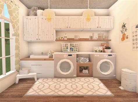 Aesthetic Bloxburg Laundry Room Ideas - Whether you're looking to keep it neutral, play with ...