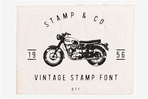 Stamp & Co - Vintage Stamp Font | Fonts ~ Creative Market