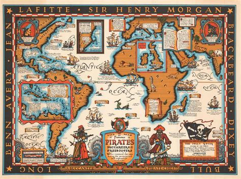 Famous Pirate Maps