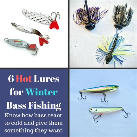 6 Winter Bass Lures for Red Hot Action