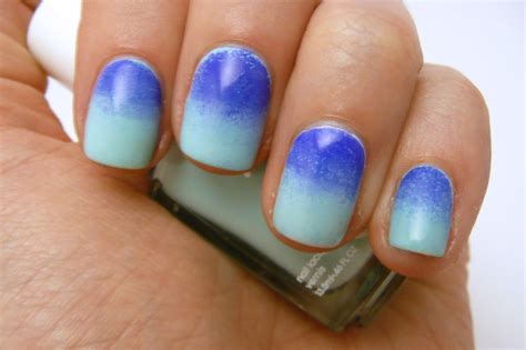 Pretty blue gradient nails | Gradient nails tutorial, Nail tutorials, Nails