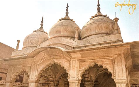 Beguiling Moti Masjid appears to be an exquisite pearl when it reflects ...