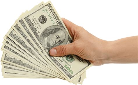 Download Money In Hand - 100 Dollar Bill PNG Image with No Background - PNGkey.com