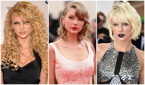 Taylor Swift’s beauty evolution, from curly hair princess to platinum blonde bob queen