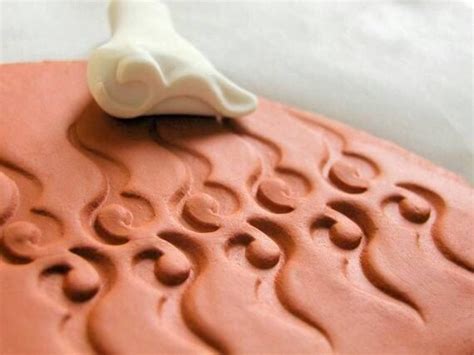 Beautiful Stamp to decor your clay | Slab pottery, Clay stamps, Diy pottery