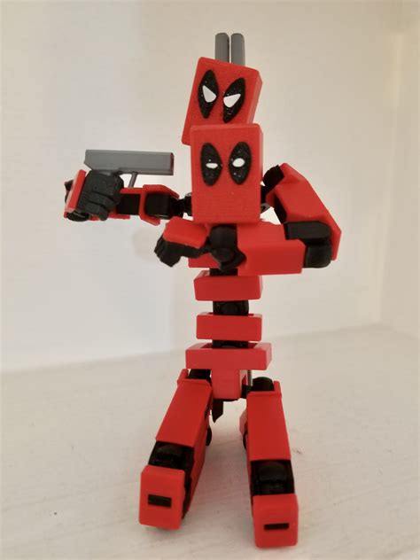 Lucky 13 Deadpool Head Remix (No MMU Required) by MCXIII | Download free STL model | Printables.com