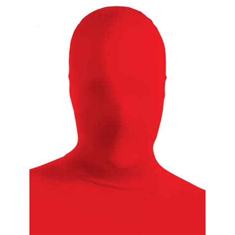 2ND SKIN FACE MASK RED – ADULT 4955 | Costume Party Supplies I Your One ...