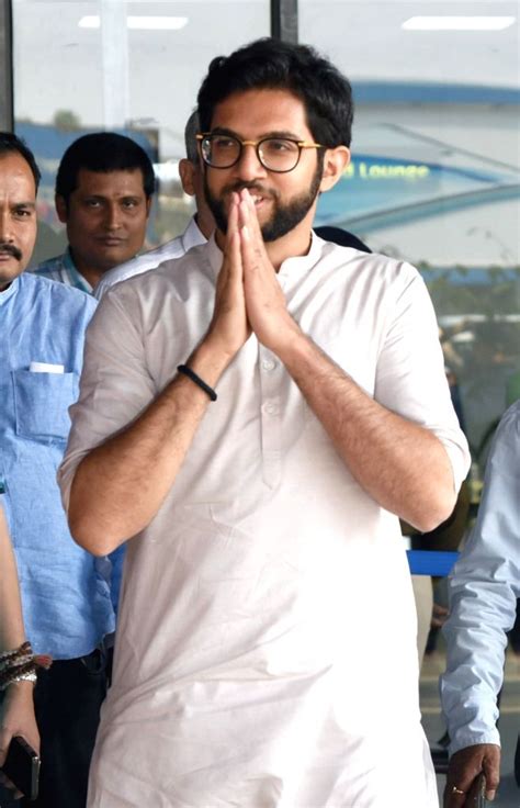 Shiv Sena (Uddhav Thackeray) leader Aditya Thackeray arrives