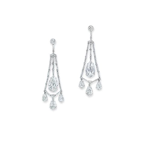 RARE DIAMOND EARRINGS, VAN CLEEF & ARPELS | Christie's