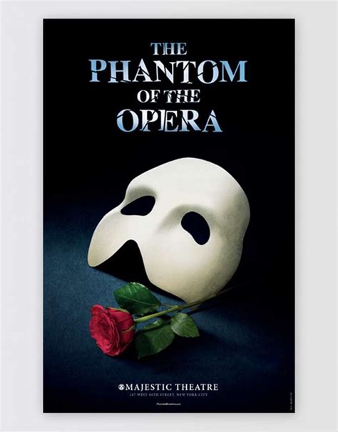 Phantom of the Opera the Musical Broadway Poster - The Phantom of the Opera | PlaybillStore.com