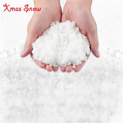 10 Packs Instant Snow Artificial snow Magic snow Fluffy Christmas Decorations DIY Simulation ...