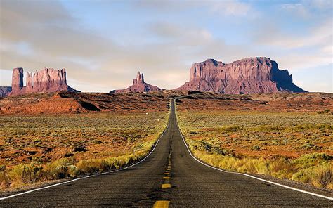 HD wallpaper: gray concrete road, nature, landscape, desert, highway ...