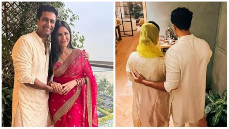 Vicky Kaushal and ‘ghar ki Lakshmi' Katrina Kaif perform Diwali puja at home | Bollywood ...