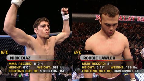 Darmowa walka od UFC: Nick Diaz vs. Robbie Lawler – video - myMMA.pl