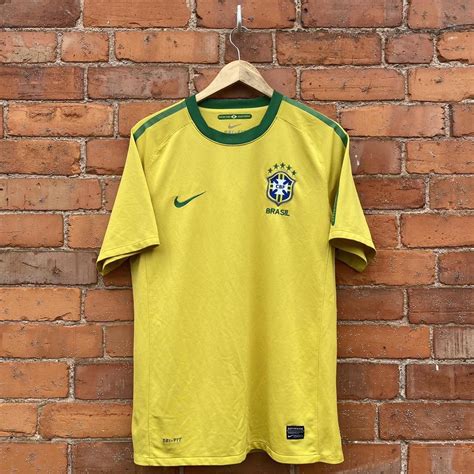 NIKE Brazil FC Football Shirt / Soccer Jersey in... - Depop