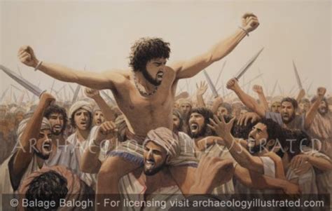 King David and his Troops After a Battle with the Philistines – Archaeology Illustrated