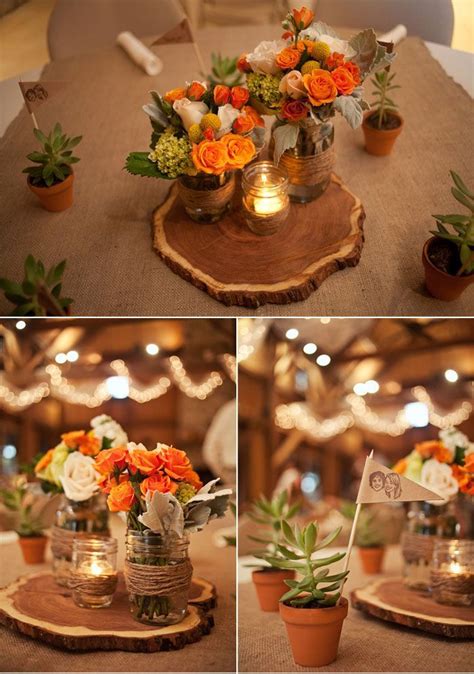 Reception Table Centerpieces Fall