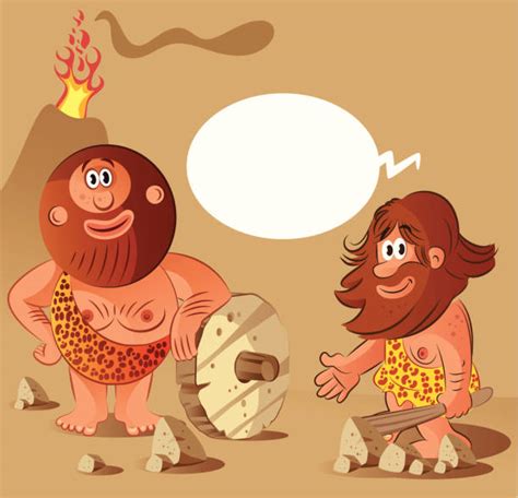 Caveman Wheel Cartoon Invention Illustrations, Royalty-Free Vector Graphics & Clip Art - iStock