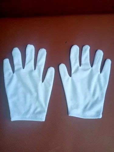 White Lint Free Nylon Gloves, Size: Large at Rs 8.50/pair in Chennai | ID: 2850360136297