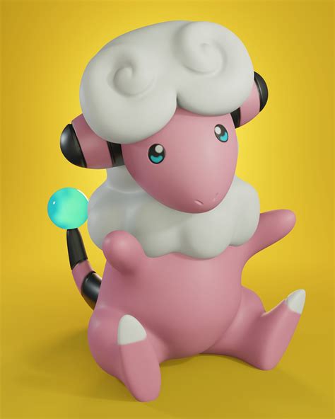 Download STL file pokemon flaaffy • 3D print template ・ Cults