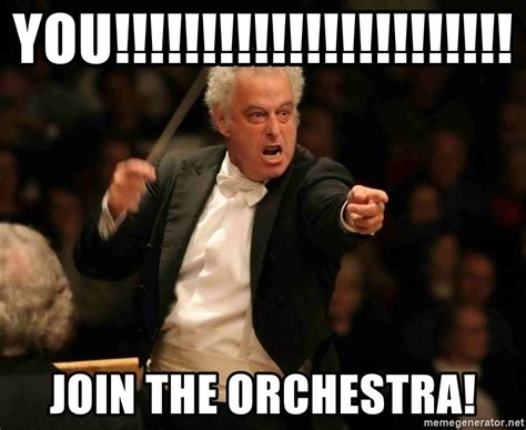 Angry Conductor - YOU!!!!!!!!!!!!!!!!!!!!!!! Join the orchestra! | Choir music, Orchestra music ...