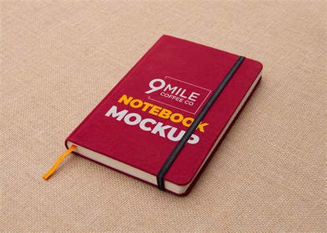 Notebook Mock-Up - Freebies Mockup