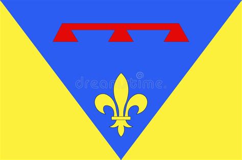 Flag of Aix-en-Provence in Bouches-du-Rhone is a Department of France Stock Vector ...