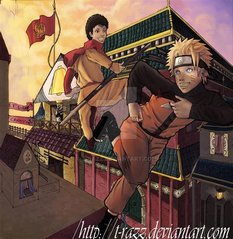 Aang and Naruto? by T-razz on DeviantArt