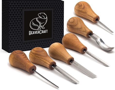 Buy BeaverCraft Wood Carving Tools SC05 Wood Carving Kit Wood Carving ...