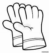 Gloves Coloring Page At GetColoringscom  Free Printable Colorings sketch template