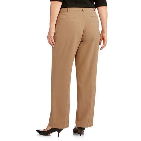 Women's Plus-Size Think Slim Dress Pant - Walmart.com