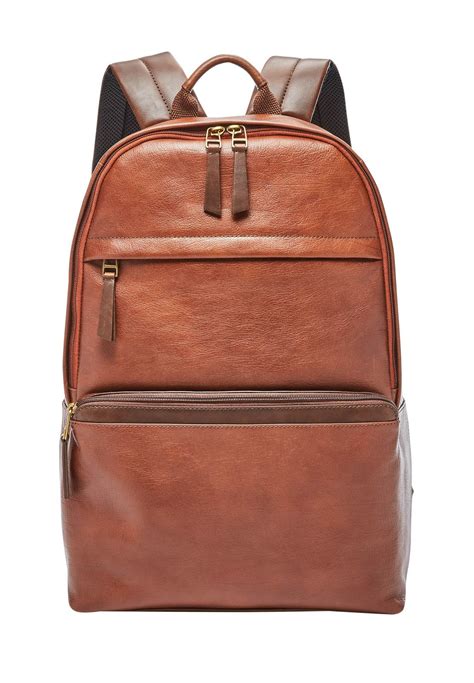 FOSSIL backpack Evan Backpack Brown | Buy bags, purses & accessories online | modeherz