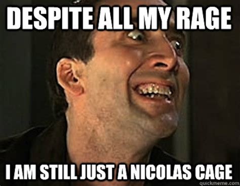 Nicolas Cage thinks the Cage Rage memes are a "disservice" to his new ...