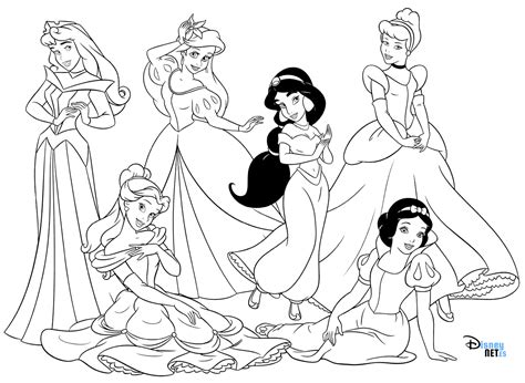 Pintar As Princesas Da Disney