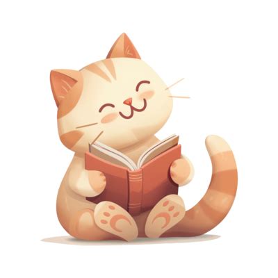 Animals Reading PNGs for Free Download