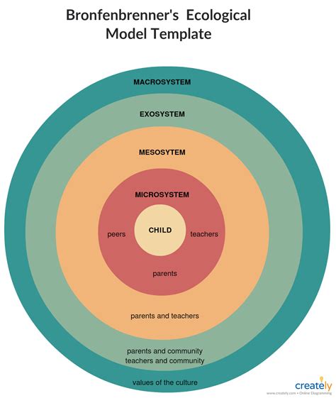 Blank Bronfenbrenner Ecological Model Template