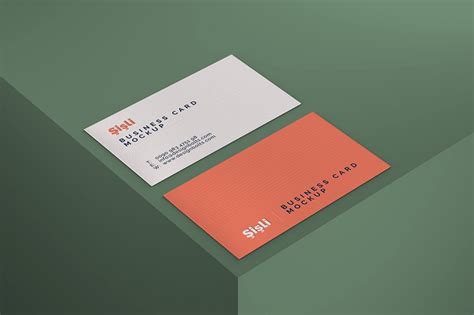 Embossed Free Business Card Mockup Template Psd Respo - vrogue.co