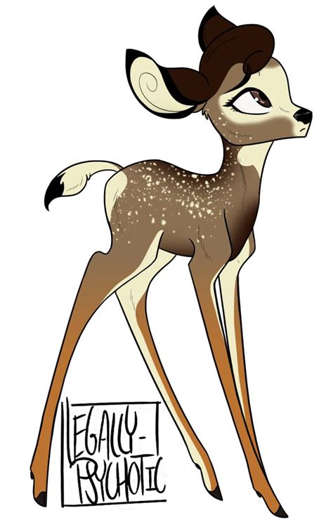 TINY DUR by cranberry--zombie | Deer drawing, Bambi art, Disney fan art