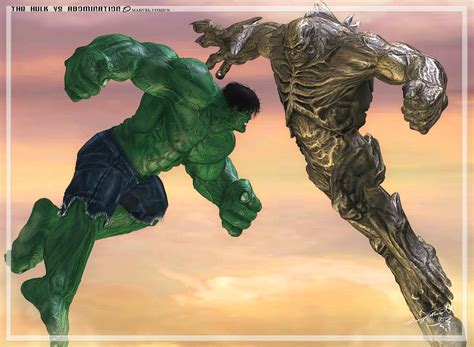 The Incredible Hulk Vs Abomination