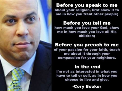 Cory Booker On Religion Quotes. QuotesGram