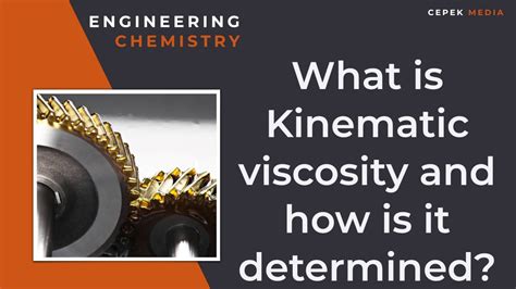 What is kinematic viscosity and how is it determined? - YouTube