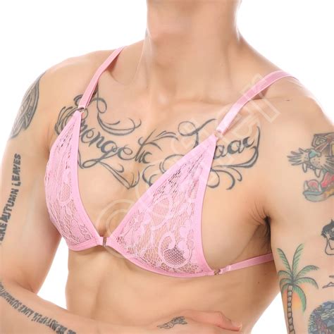 Pink Bra for Men - Etsy