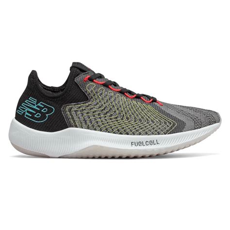 FuelCell Rebel Mens D WIDTH (STANDARD) HIGH CUSHIONING Road Running Shoes Black/Grey at ...