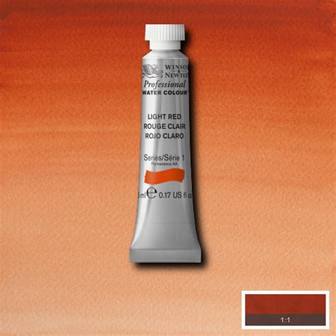 Winsor & Newton Artists' Watercolour 5ml S1 - LIGHT RED