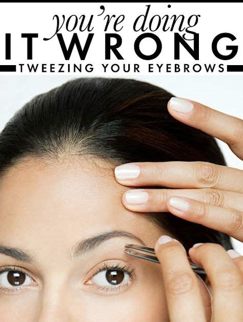 9 Eyebrow Plucking Tips ideas | tweezing, eyebrows, hair beauty