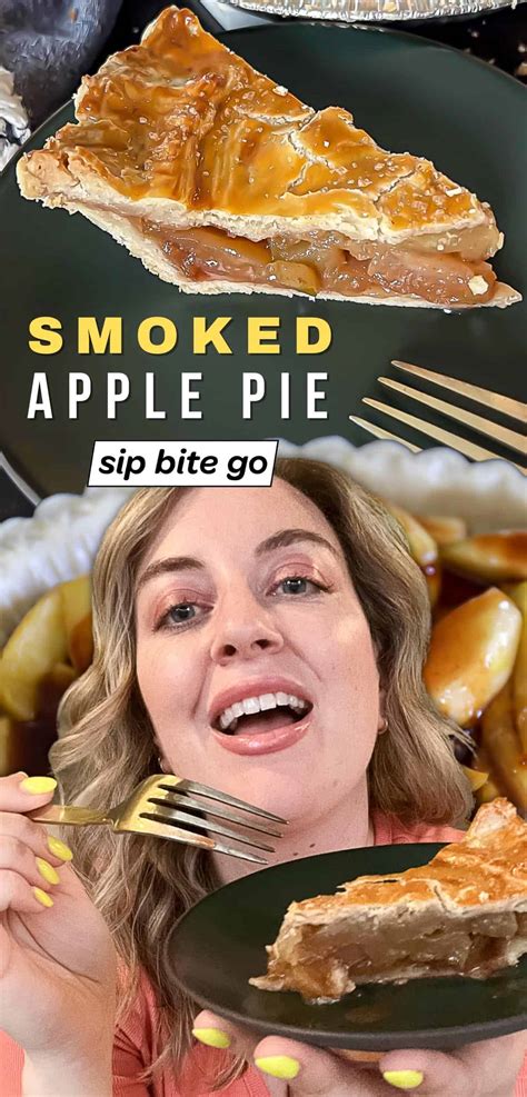 Easy Traeger Smoked Apple Pie Dessert Recipe - Sip Bite Go